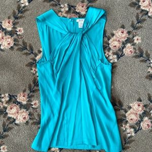 Cache Blue Silk Top